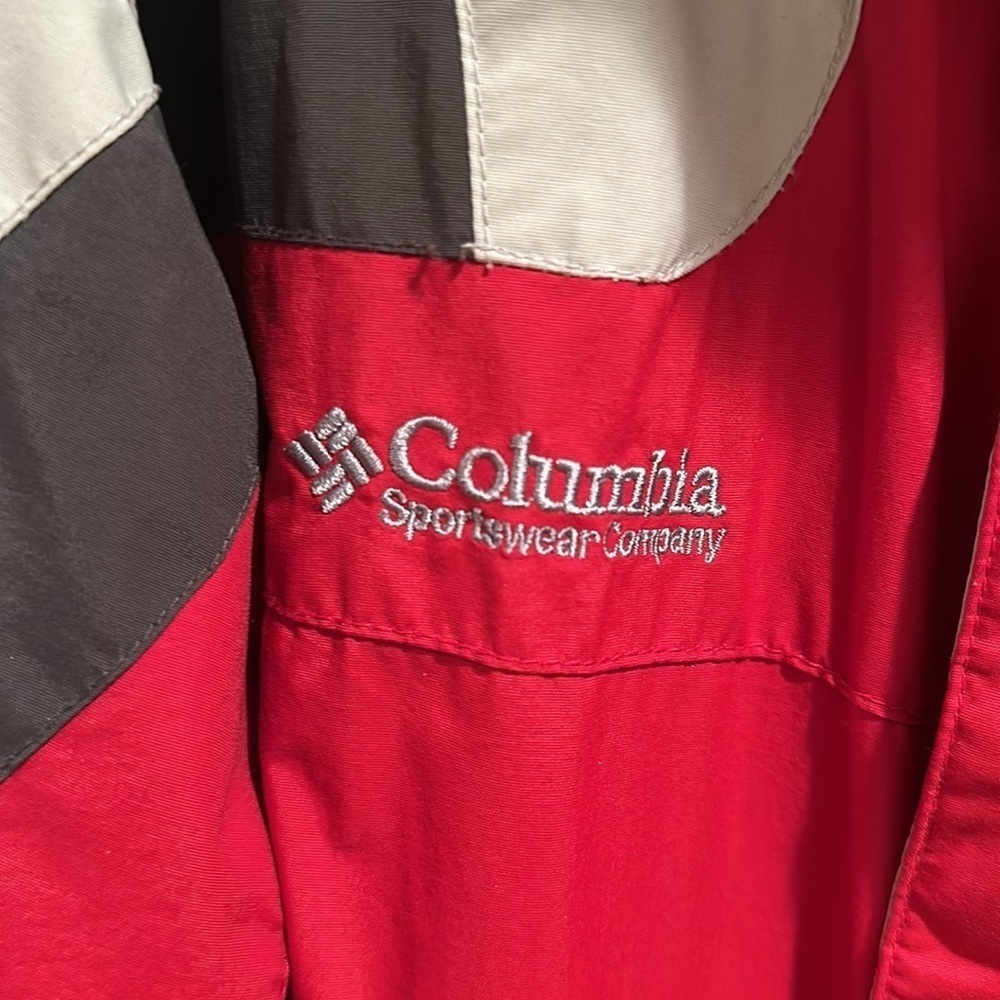 Columbia Men’s Tall XL Red and grey Lightweight jacket - Picture 2 of 5